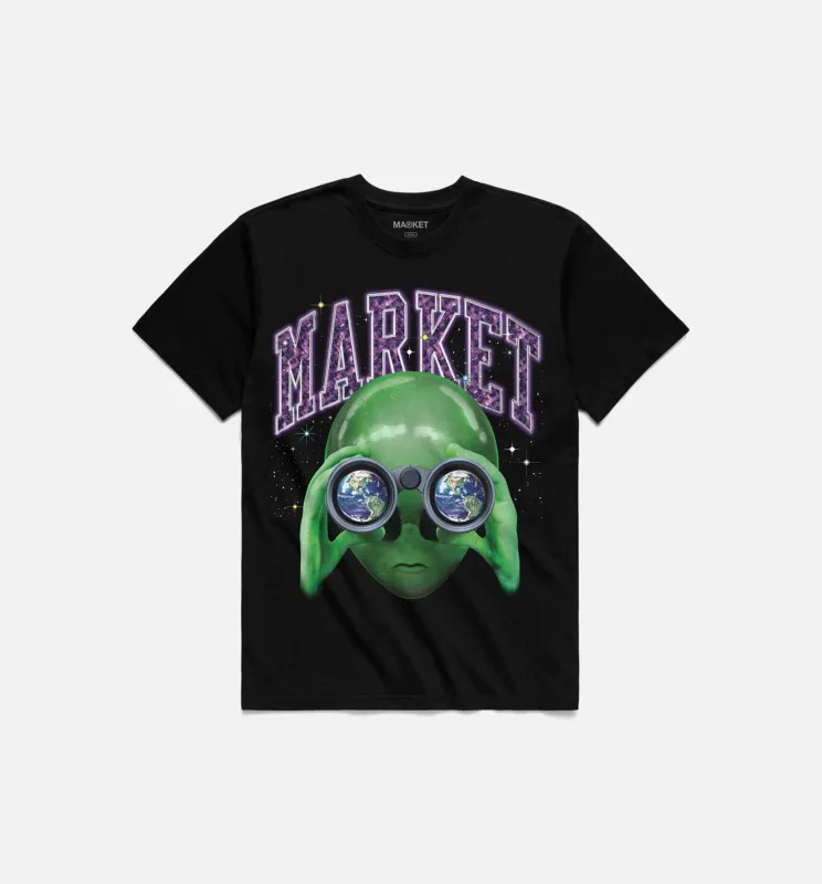 Alien Sightseeing Glow Mens Shirt Sleeve Shirt - Black made by Nice Kicks Retail