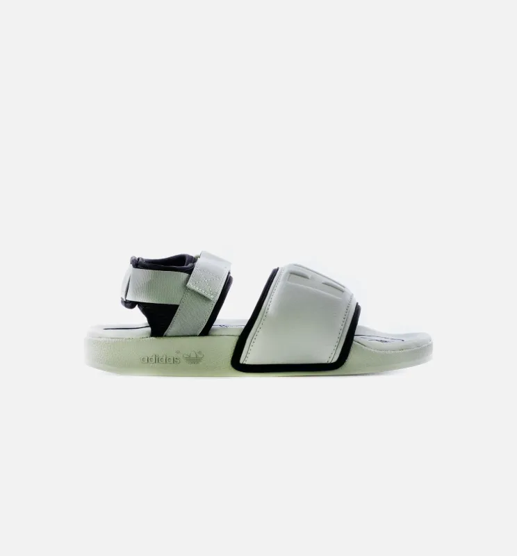 Pharrell Williams Adilette 2.0 Slides Mens Sandals - Halo Green made by Adidas