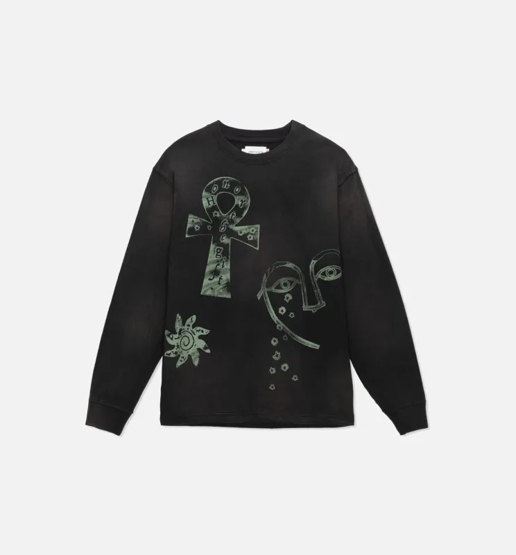 Elder Long Sleeve Tee Mens T-Shirt - Black made by Nice Kicks Retail