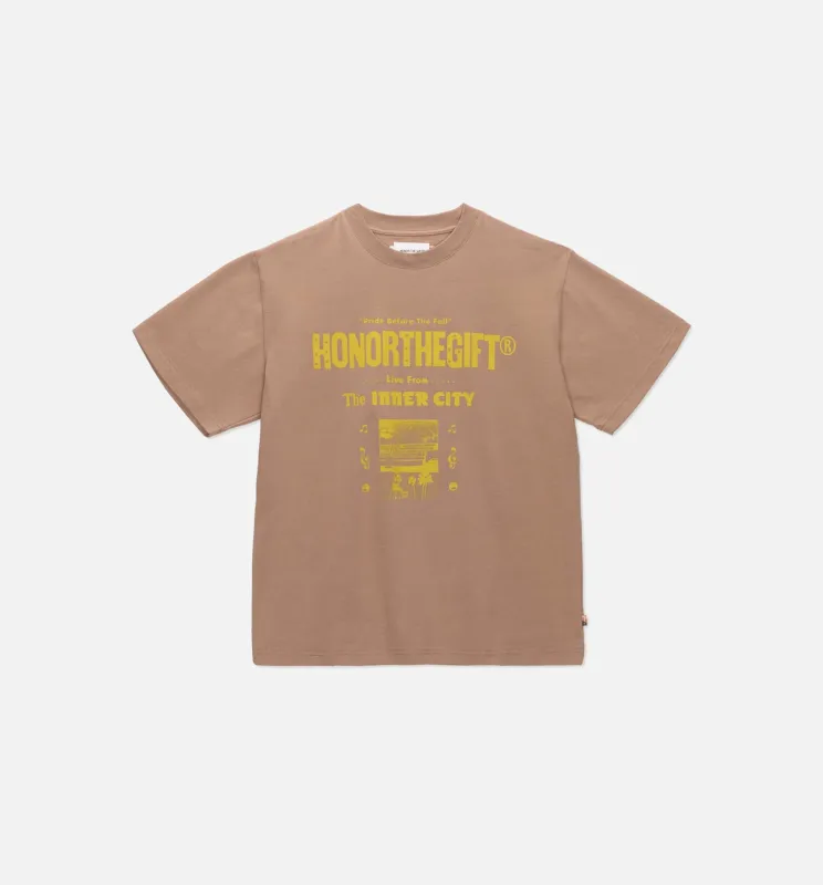 Stereo Tee Mens T-Shirt - Coyote Brown sold by Nice Kicks Retail