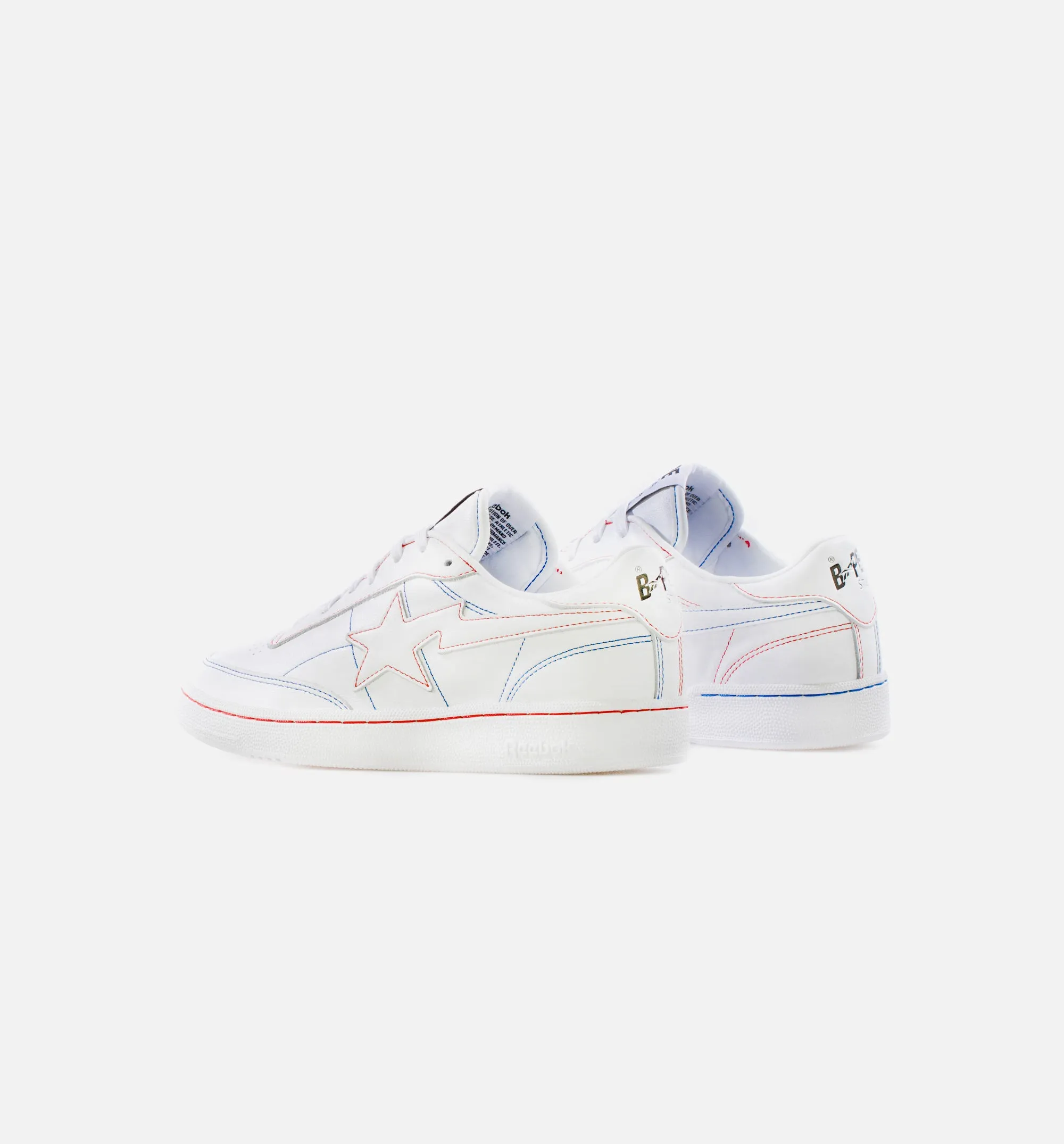 BAPE Club C 85 Mens Lifestyle Shoe - White/White sold by Nice Kicks Retail product image thumbnail 3