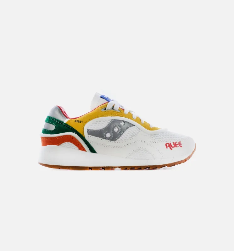 Shadow 6000 Alife Mens Running Shoe - White/Multi made by Saucony