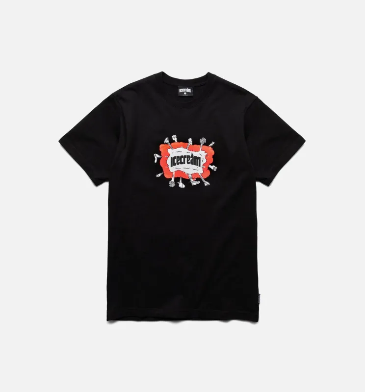 Flight Short Sleeve Tee Mens T-Shirt - Black/Red sold by Nice Kicks Retail
