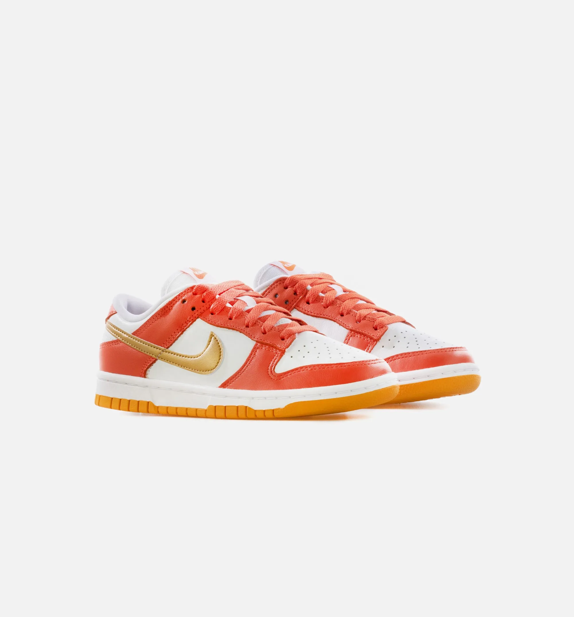 Dunk Low University Gold Womens Lifestyle Shoe - Orange/White/University Gold Limit One Per Customer sold by Nice Kicks Retail product image thumbnail 2