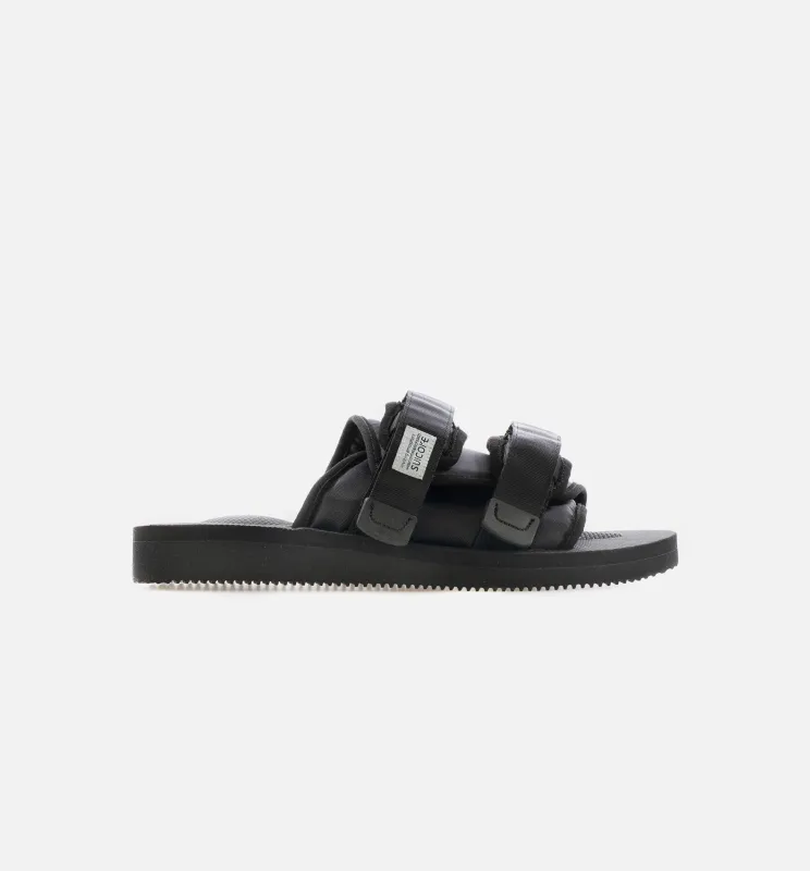 Double Strap Moto Cab Mens Lifestyle Slide Sandal - Black made by Suicoke