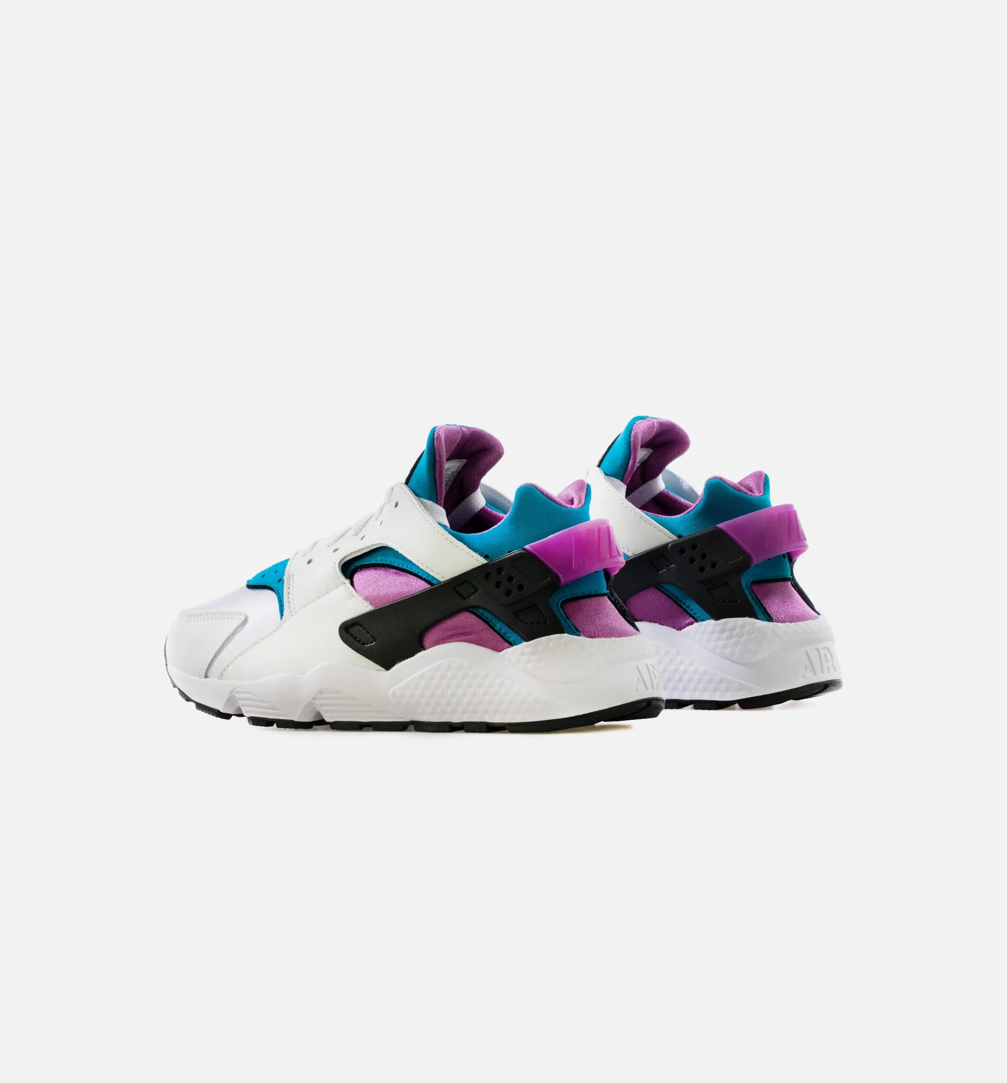 Air Huarache Aquatone Mens Running Shoe - White/Aquatone/Deep Magenta/Black sold by Nice Kicks Retail product image thumbnail 3