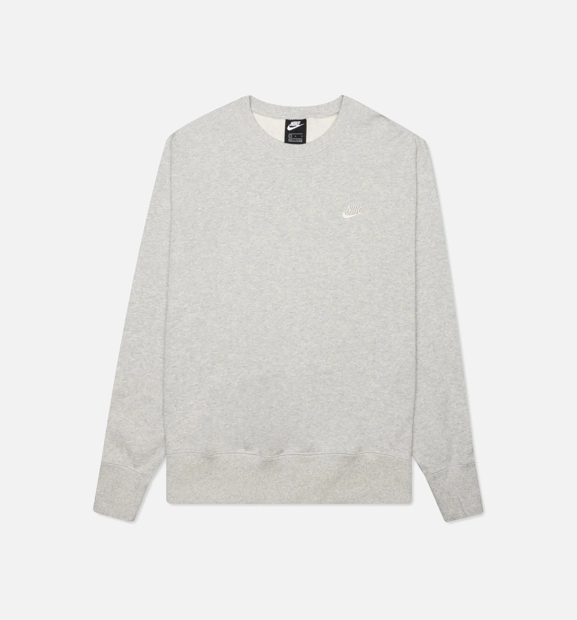 Sportswear Classic Fleece Crew Mens Crew - Grey Heather/Light Bone sold by Nice Kicks Retail