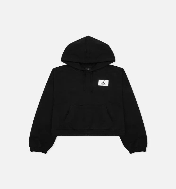 Esentials Fleece Hoodie Womens Hoodie - Black/Red sold by Nice Kicks Retail