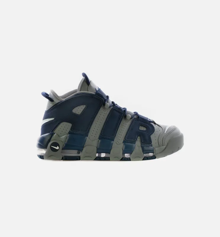 Air More Uptempo 96 Mens Basketball Shoe - Cool Grey/White/Midnight Navy made by Nike