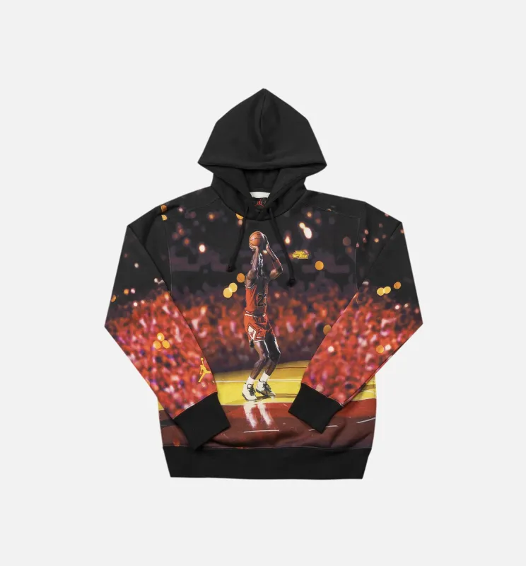 Jumpman Fleece Pullover Hoodie Mens Hoodie - Black/Multi made by Jordan