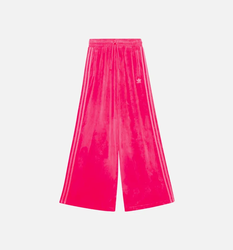 Jeremy Scott Velour Track Pant Womens Pants - Pink made by Adidas