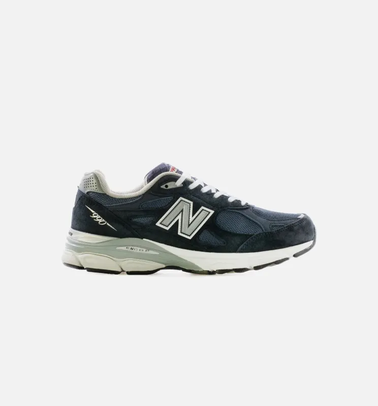Made in USA 990v3 Mens Running Shoe - Navy/Black made by New Balance