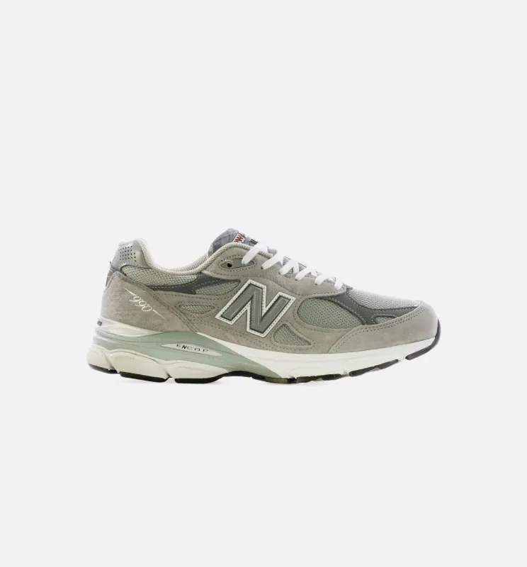 Made in USA 990v3 Mens Running Shoe - Grey/White made by New Balance