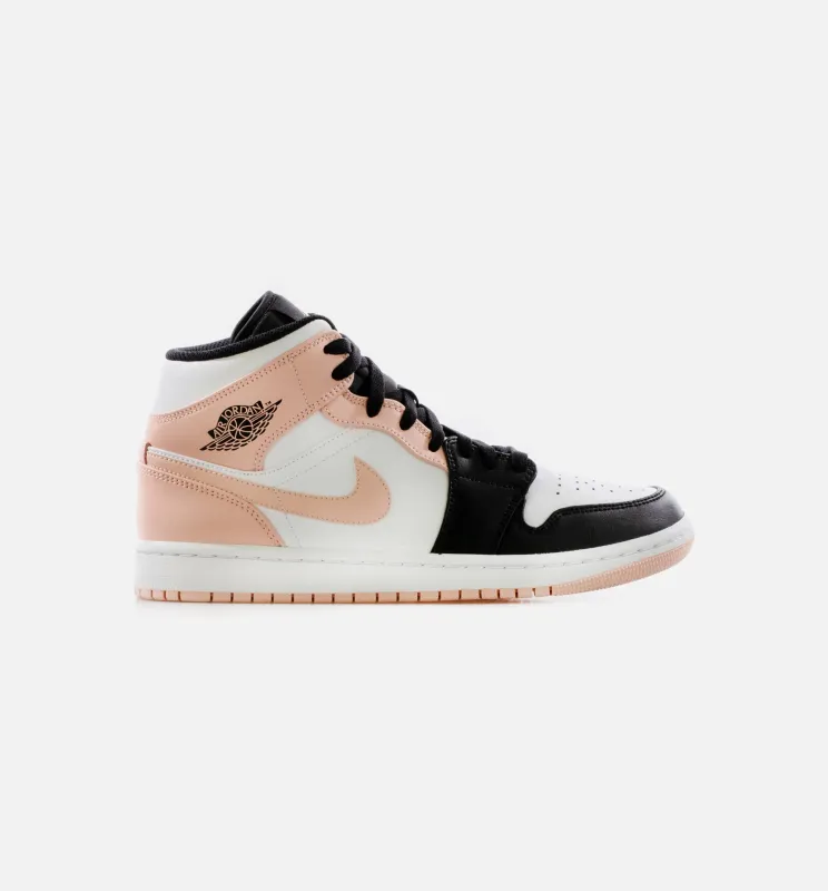 Air Jordan 1 Mid Arctic Orange Mens Lifestyle Shoe - White/Black/Arctic Orange made by Jordan