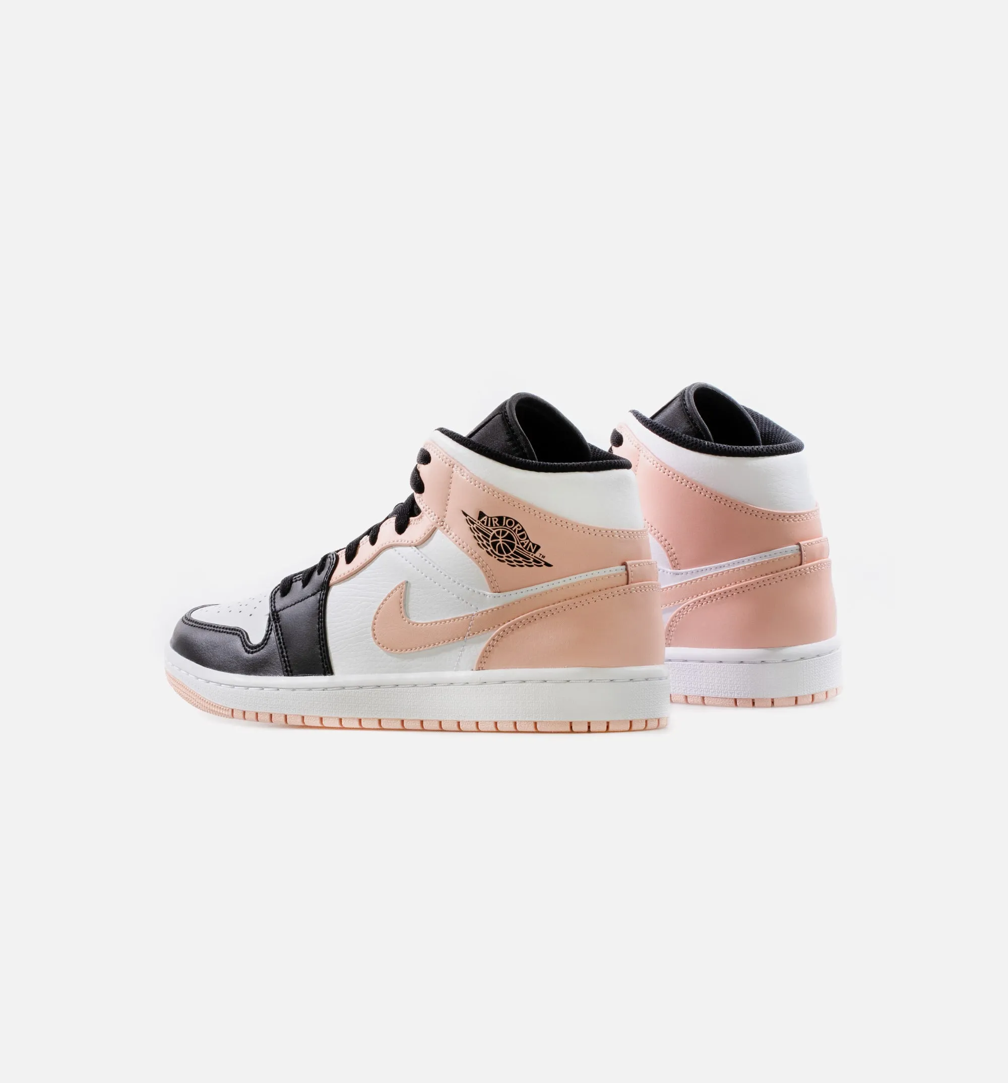 Air Jordan 1 Mid Arctic Orange Mens Lifestyle Shoe - White/Black/Arctic Orange sold by Nice Kicks Retail product image thumbnail 3