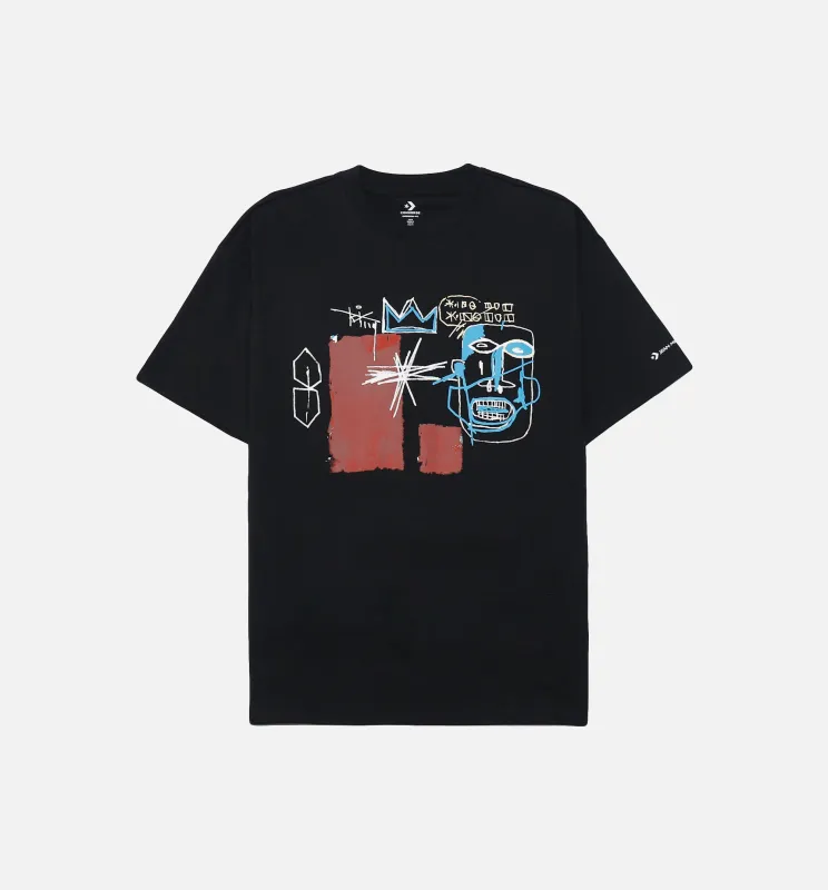 Kings Of Egypt III By Jean Michel Basquiat Tee Mens T-Shirt - Black made by Converse