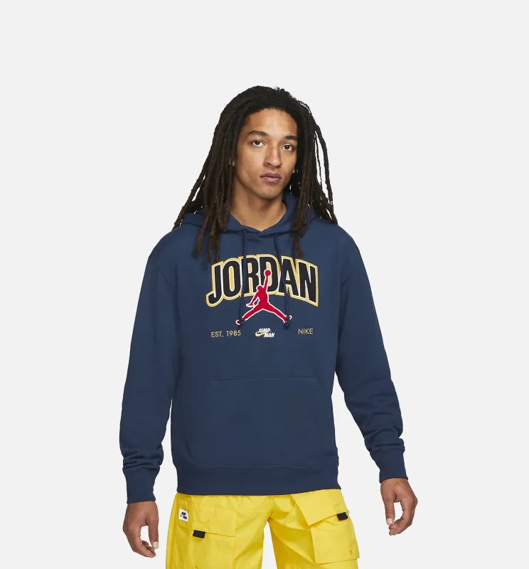 Jumpman Pullover Hoodie Mens Hoodie - Midnight Navy made by Jordan