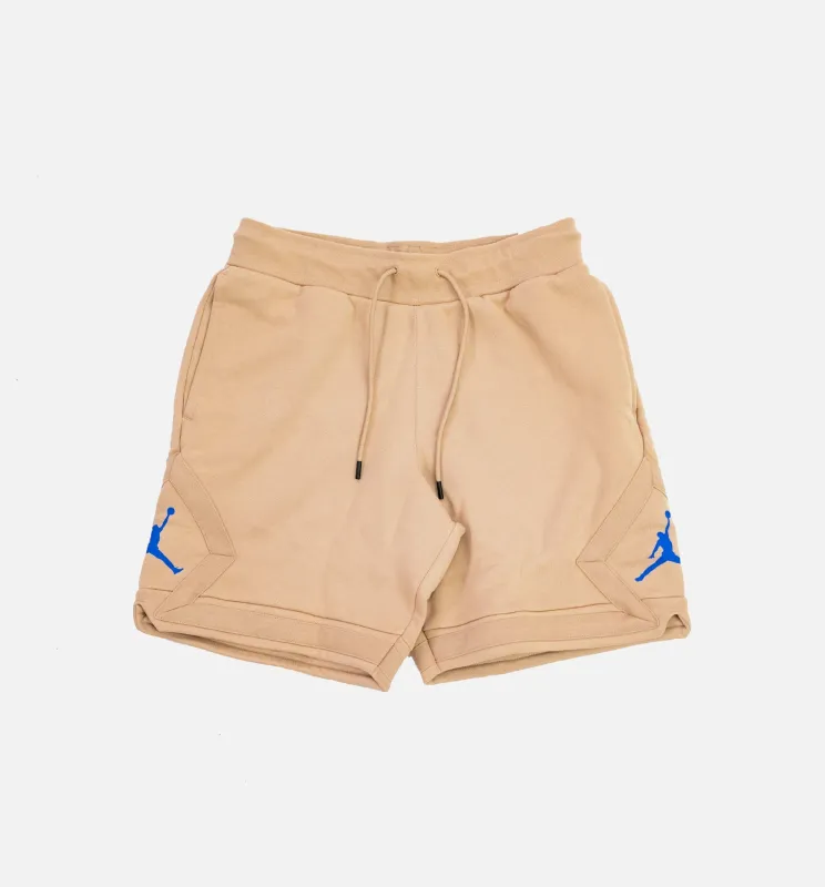 Essential Fleece Diamond Shorts Mens Shorts - Hemp/Game Royal made by Jordan