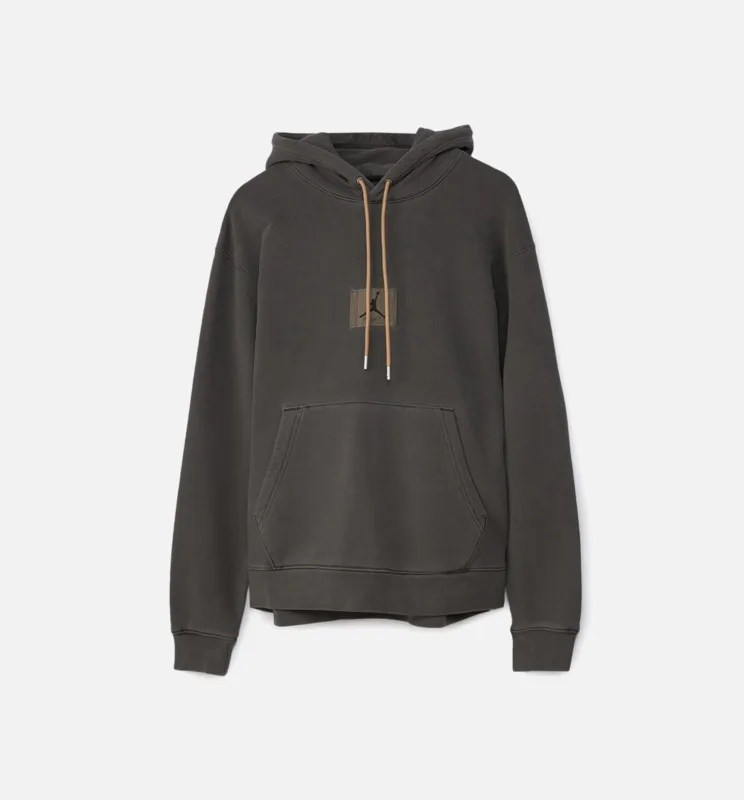 Flight Heritage Washed Fleece Mens Hoodie - Black made by Jordan