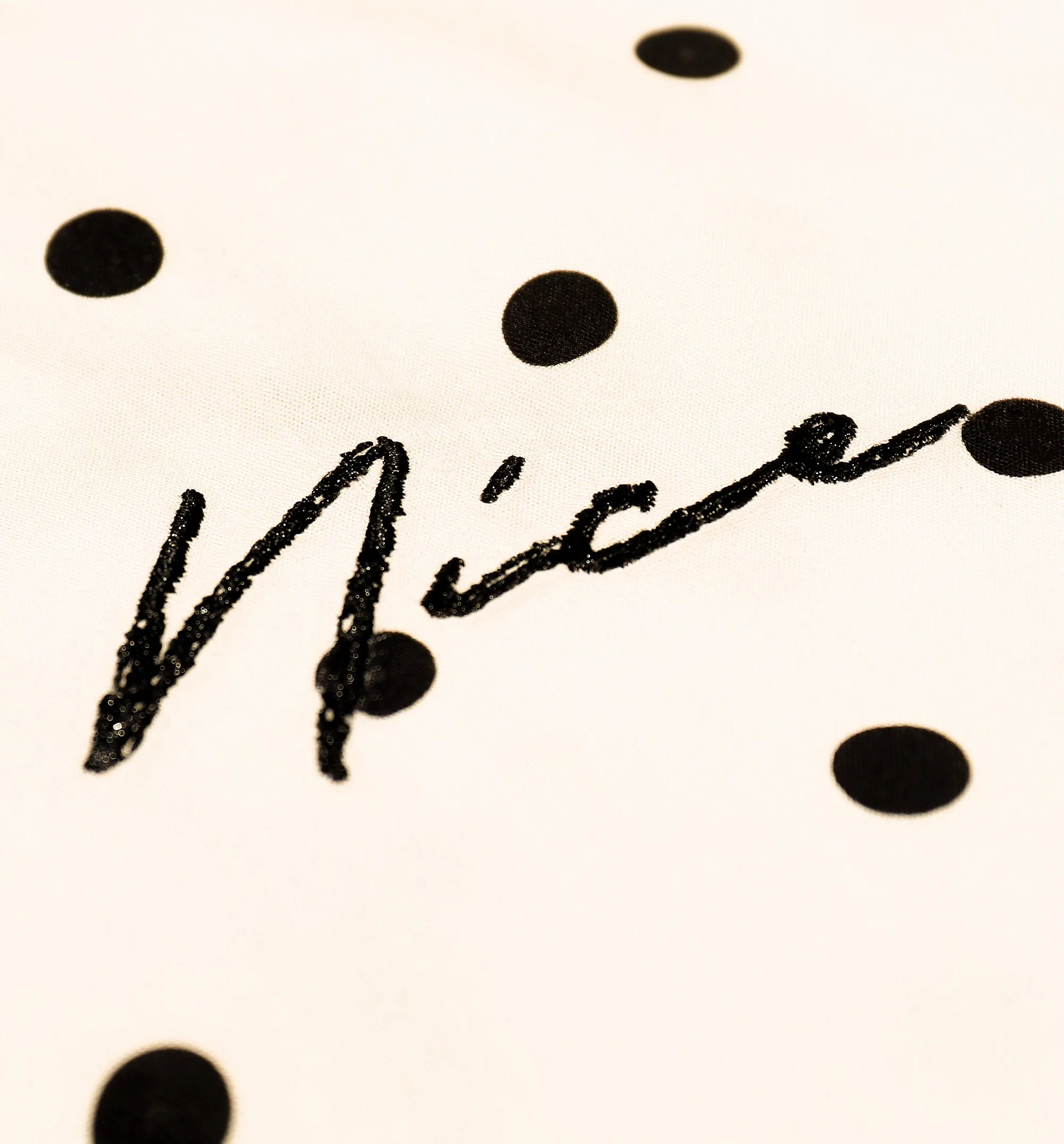 Nice Polka Dot Short Sleeve Rayon Shirt Mens Top - Cream sold by Nice Kicks Retail product image thumbnail 3
