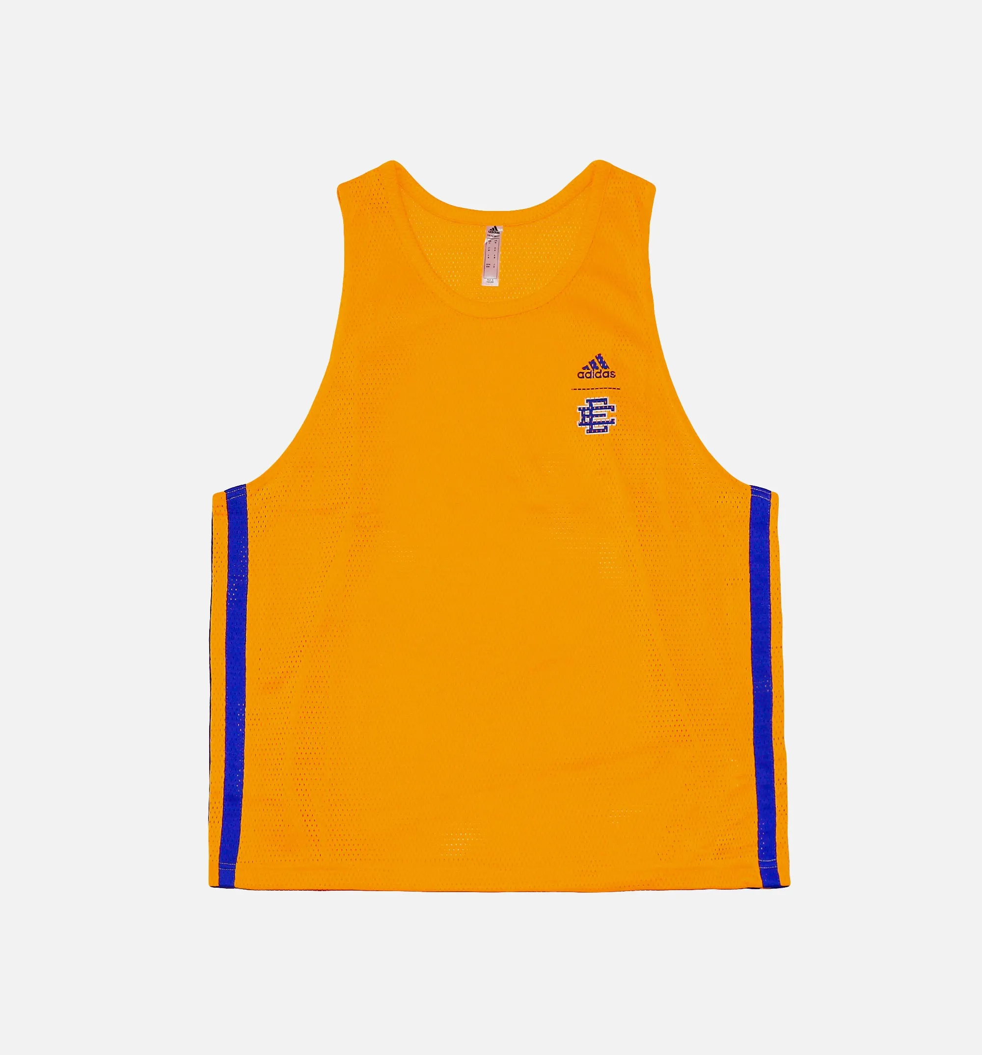 Eric Emanuel Hoops Tank Mens Shirt - Gold sold by Nice Kicks Retail