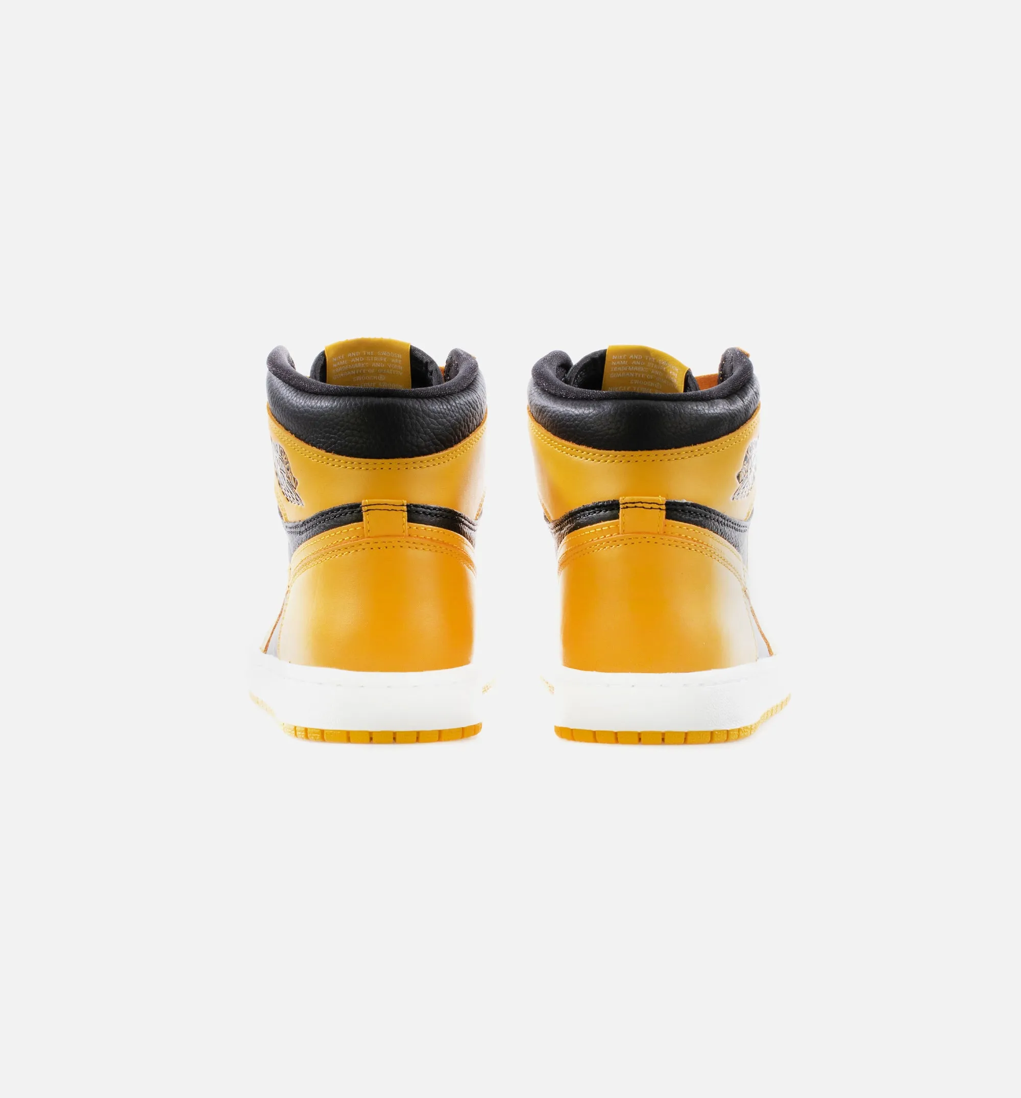 Air Jordan 1 Retro High OG Mens Lifestyle Shoe - Pollen/Black/White Limit One Per Customer sold by Nice Kicks Retail product image thumbnail 4