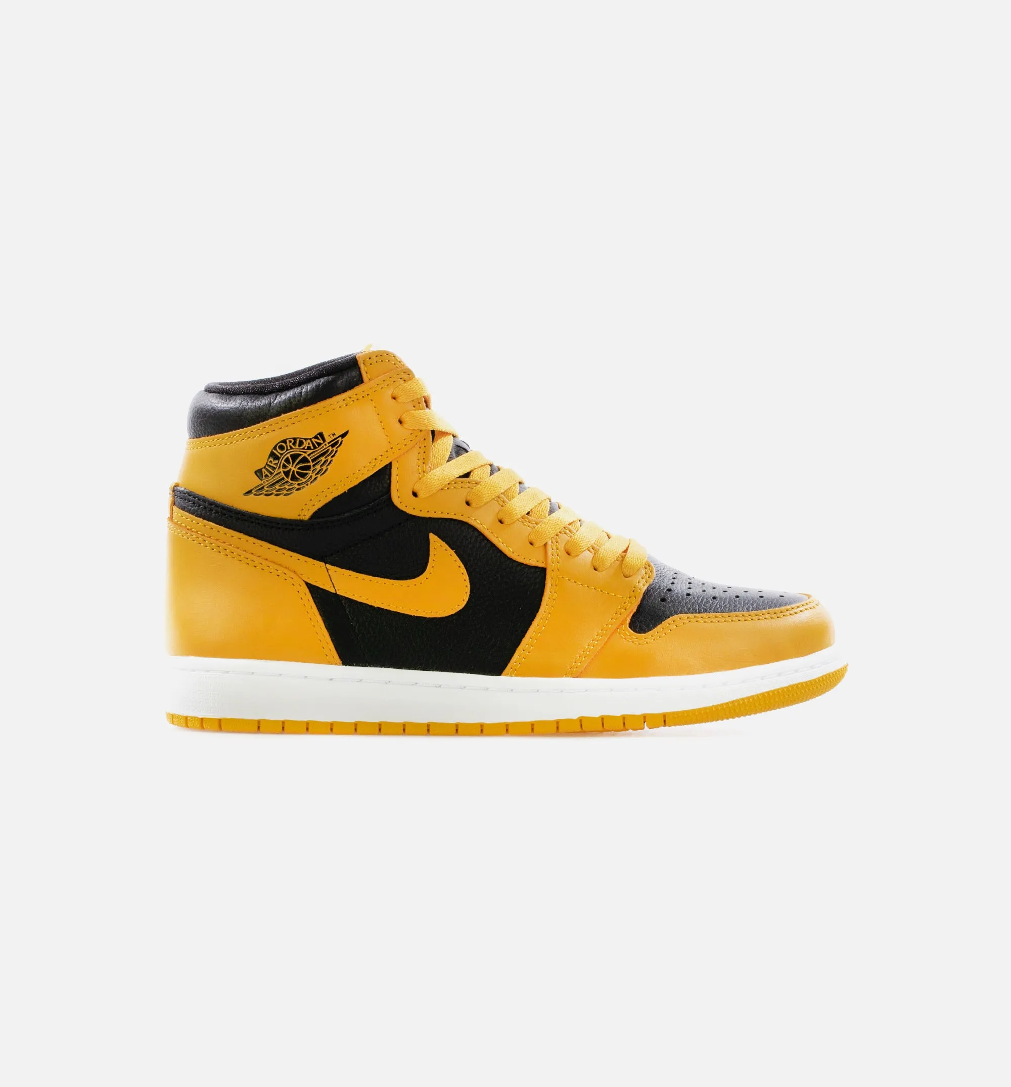 Air Jordan 1 Retro High OG Mens Lifestyle Shoe - Pollen/Black/White Limit One Per Customer sold by Nice Kicks Retail