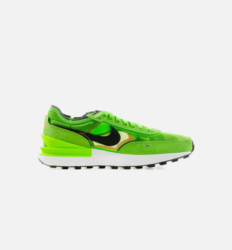 Waffle One Electric Green Mens Lifestyle Shoe - Green/Black made by Nike