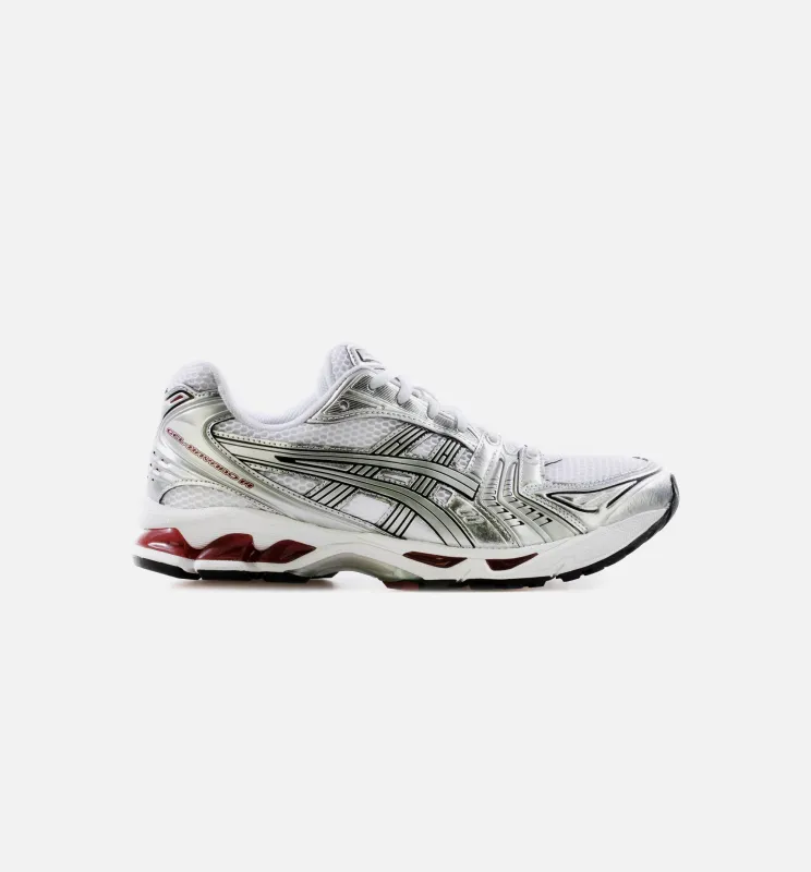 Gel Kayano 14 OG Mens Lifestyle Shoe - White/Silver/Red sold by Nice Kicks Retail