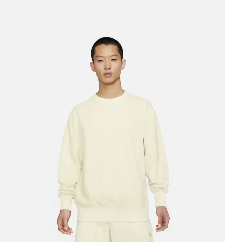 Sportswear Classic Fleece Mens Crew - Sand/Sail sold by Nice Kicks Retail