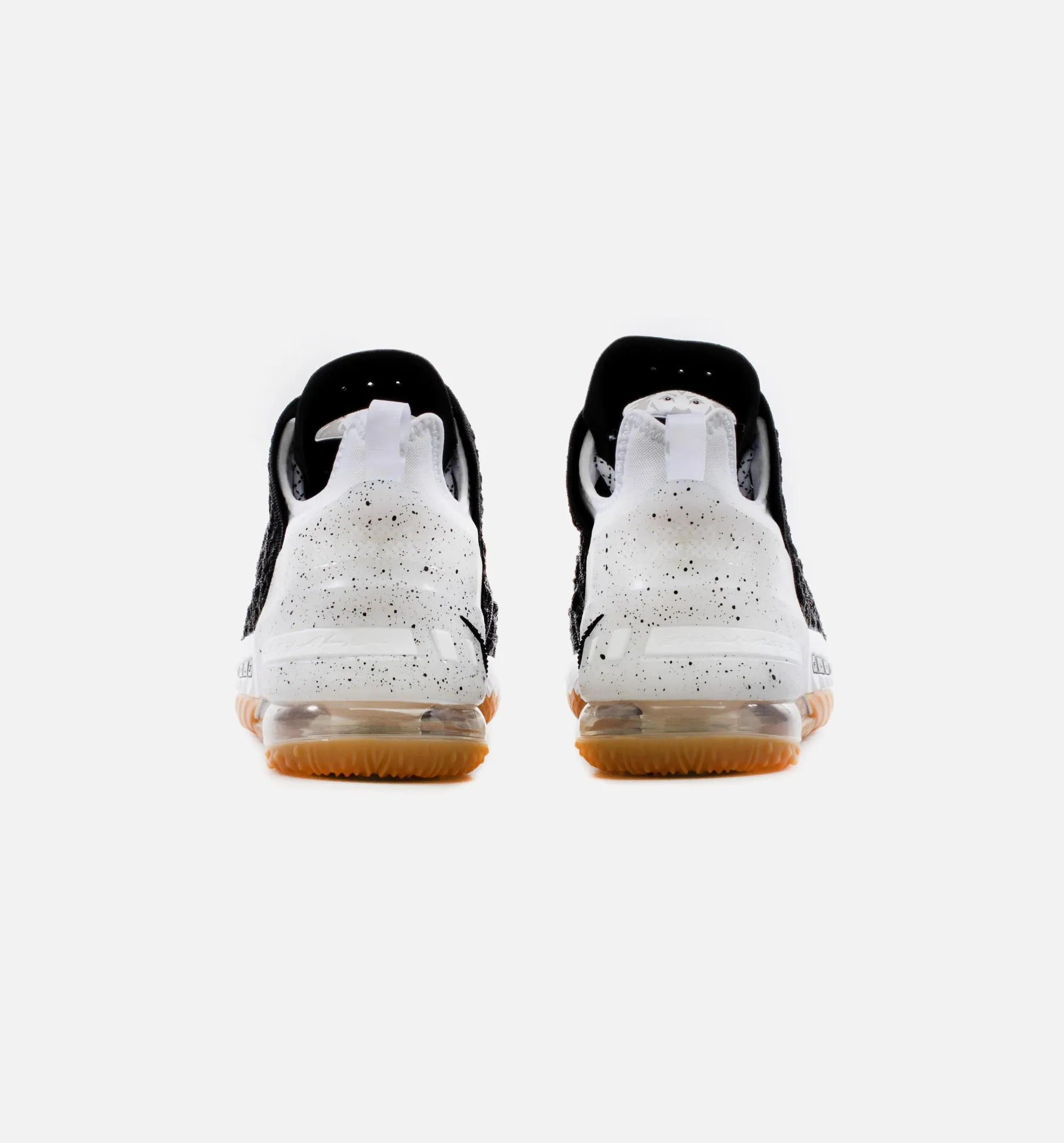 Lebron 18 Black Gum Mens Basketball Shoe -Black/White sold by Nice Kicks Retail product image thumbnail 4