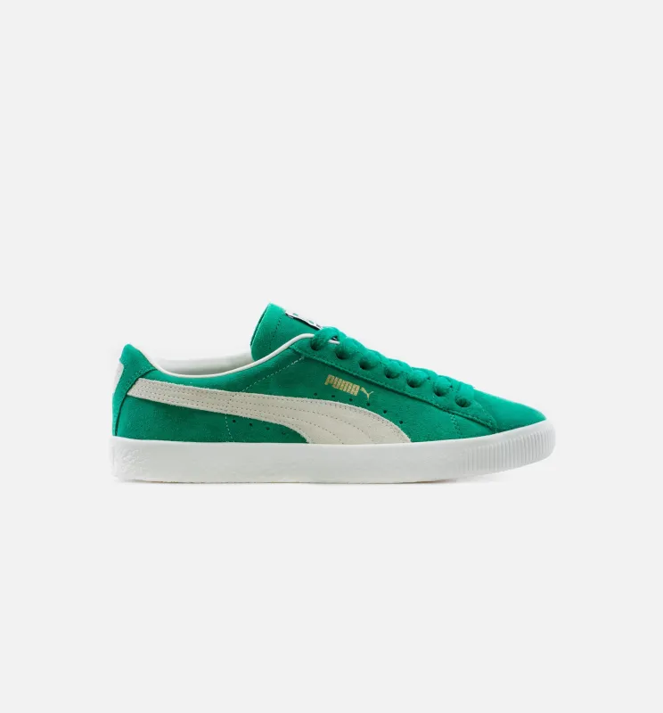 Suede Vintage Mens Lifestyle Shoe - Green/White made by Puma