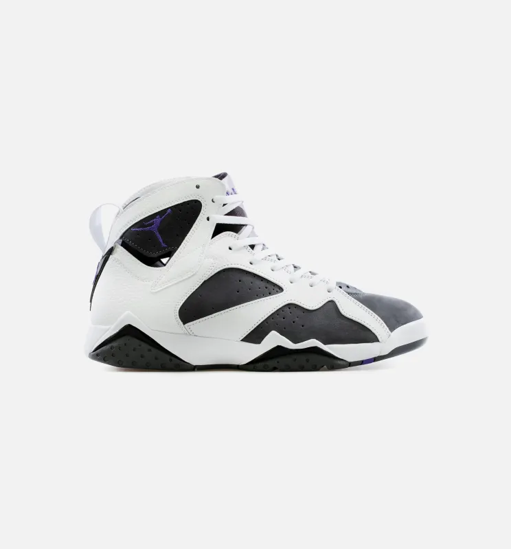 Air Jordan 7 Retro Flint Mens Lifestyle Shoe - White/Grey/Black made by Jordan