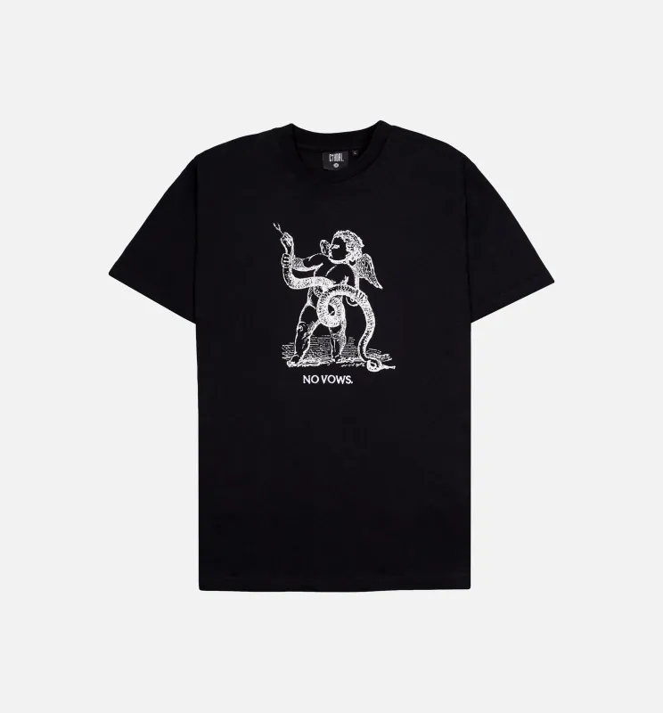 CTHDRL No Vows Core Short Sleeve T-Shirt - Yellow/White made by Nice Kicks Retail