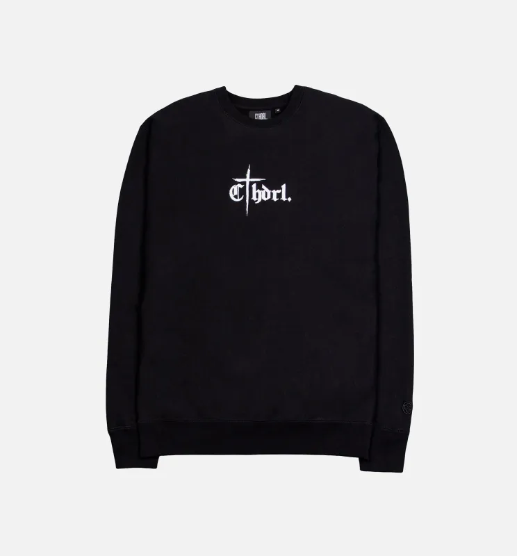 Grace Fleece Mens Crewneck - Black made by Nice Kicks Retail