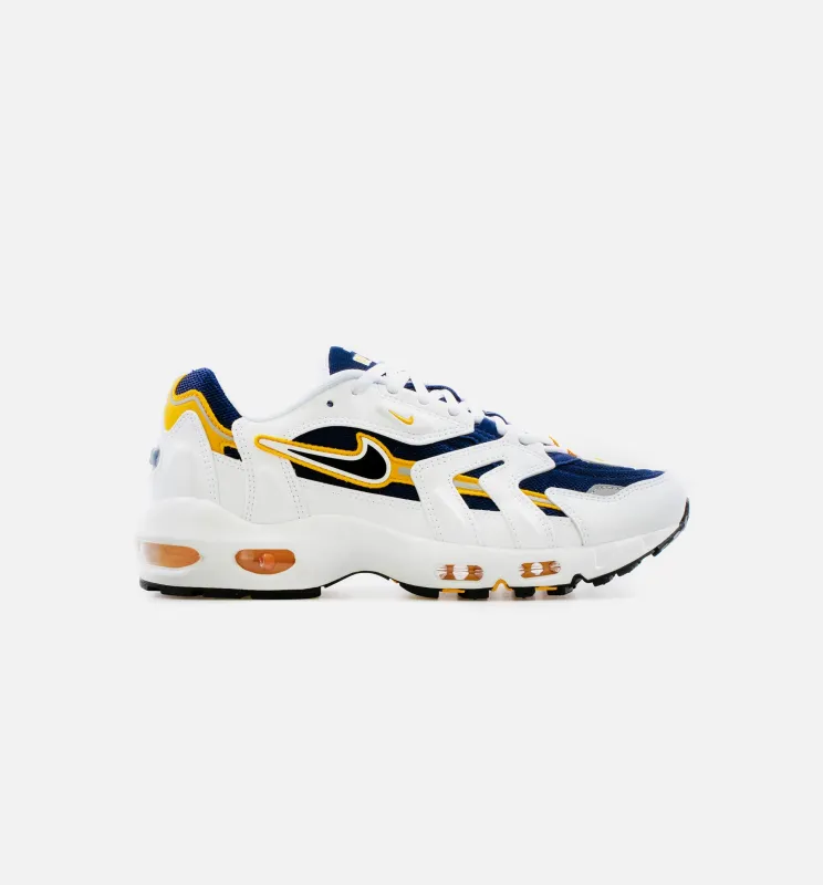 Air Max 96 II Mens Lifestyle Shoe (White/Navy) made by Nike