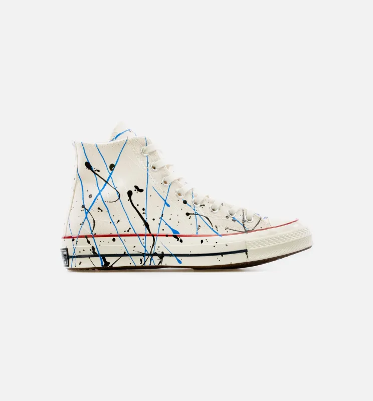 Chuck Taylor 70 Hi Natural Mens Lifestyle Shoe - White/Multi Color made by Converse