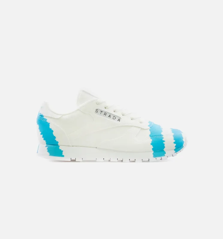 Classic Legacy Strada Womens Lifestyle Shoe - White/Green/Blue made by Reebok