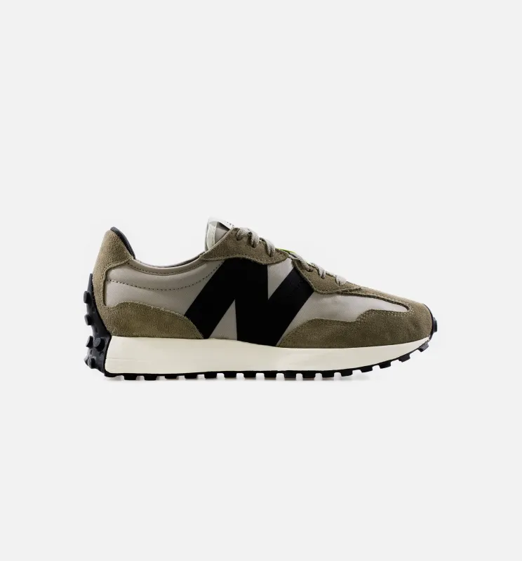 327 Mens Lifestyle Shoe -Grey/Black/Olive made by New Balance