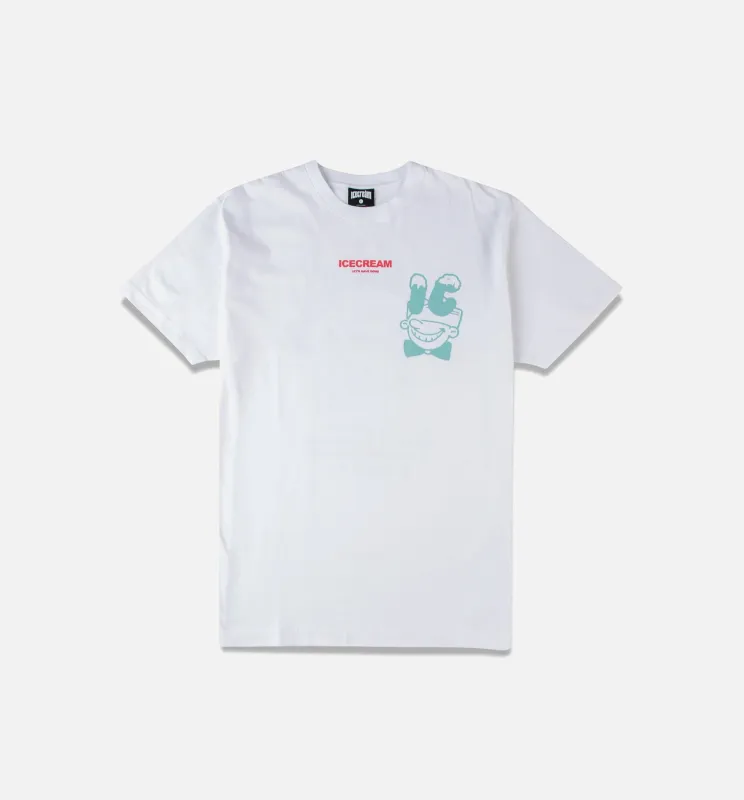 Ice Cream Man Short Sleeve Mens T-Shirt - White sold by Nice Kicks Retail