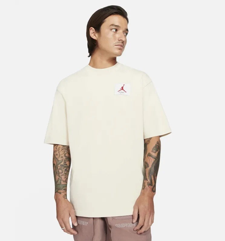 Flight Short Sleeve Mens Shirt - Sand made by Jordan