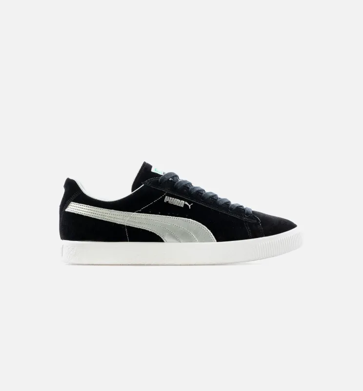 Suede Vintage Made In Japan Black Silver Mens Lifestyle Shoe - Black Silver made by Puma