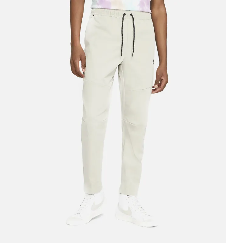 Tech Woven Mens Pants - Stone/Black made by Nike