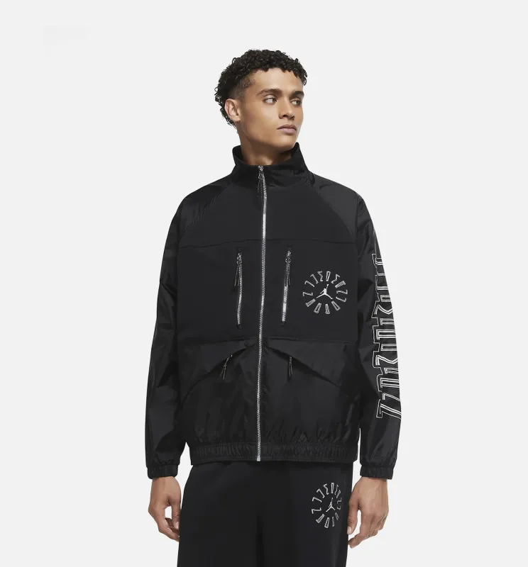Air Jordan 11 Mens Jacket - Black/Silver made by Jordan