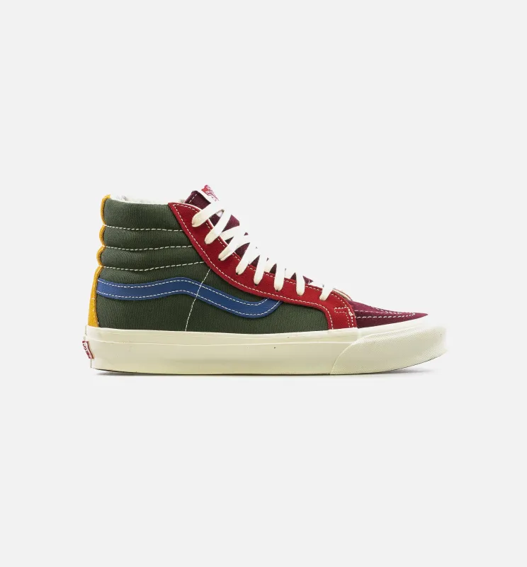 OG SK8-Hi LX Mens Lifestyle Shoe - Yellow/Green/Blue/Bone/Red made by Vans