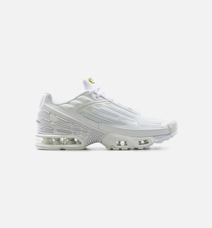 Air Max Plus III Mens Lifestyle Shoe - White/White made by Nike