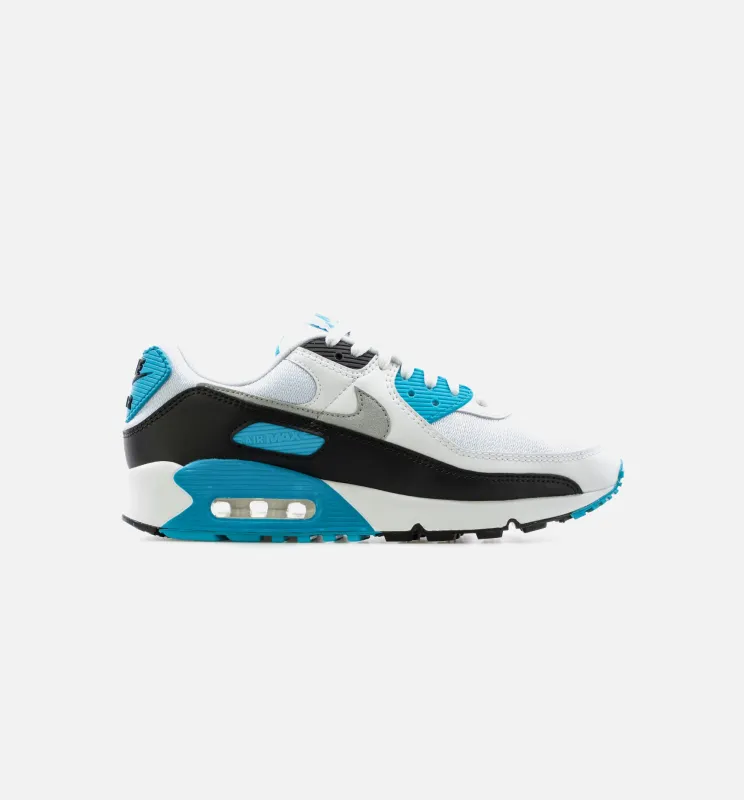 Air Max 90 Laser Blue Mens Lifestyle Shoe - Blue/White/Black made by Nike
