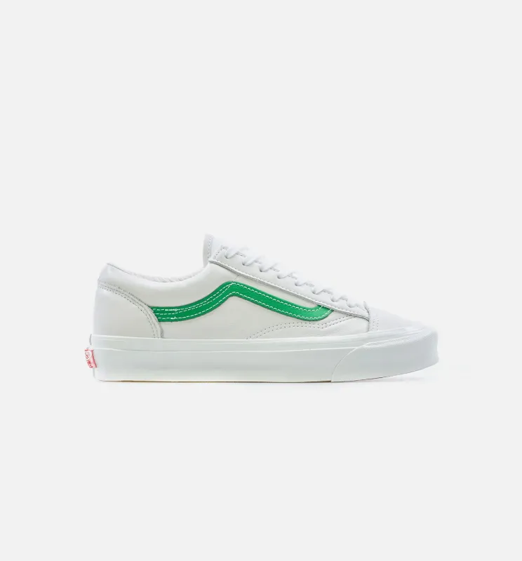OG Style 35 LX Mens Skate Shoe - White/Green made by Vans