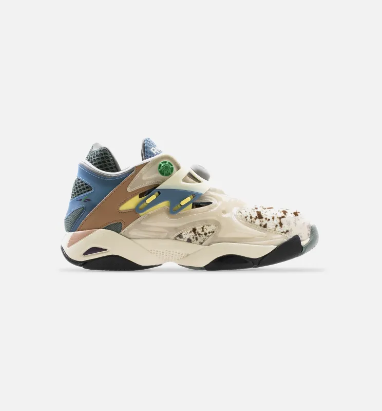 Pump Court Braindead Mens Lifestyle Shoe - Beige/Blue made by Reebok