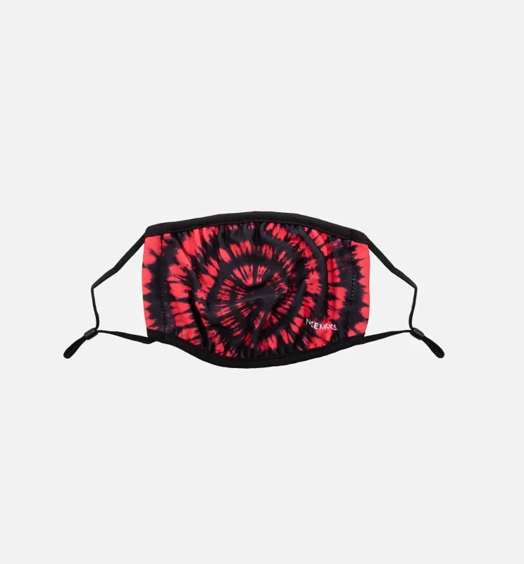 Tie Dye Face Mask - Black/Red sold by Nice Kicks Retail